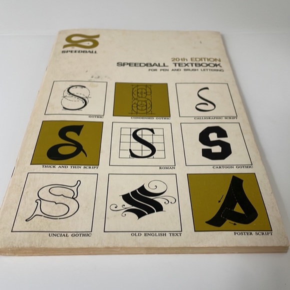 Speedball Textbook 20th Edition For Pen and Brush Lettering. ©1972 - Picture 3 of 8